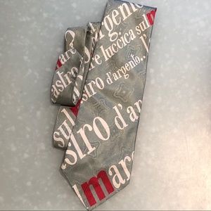 Polo Ralph Lauren men’s tie, silver grey.